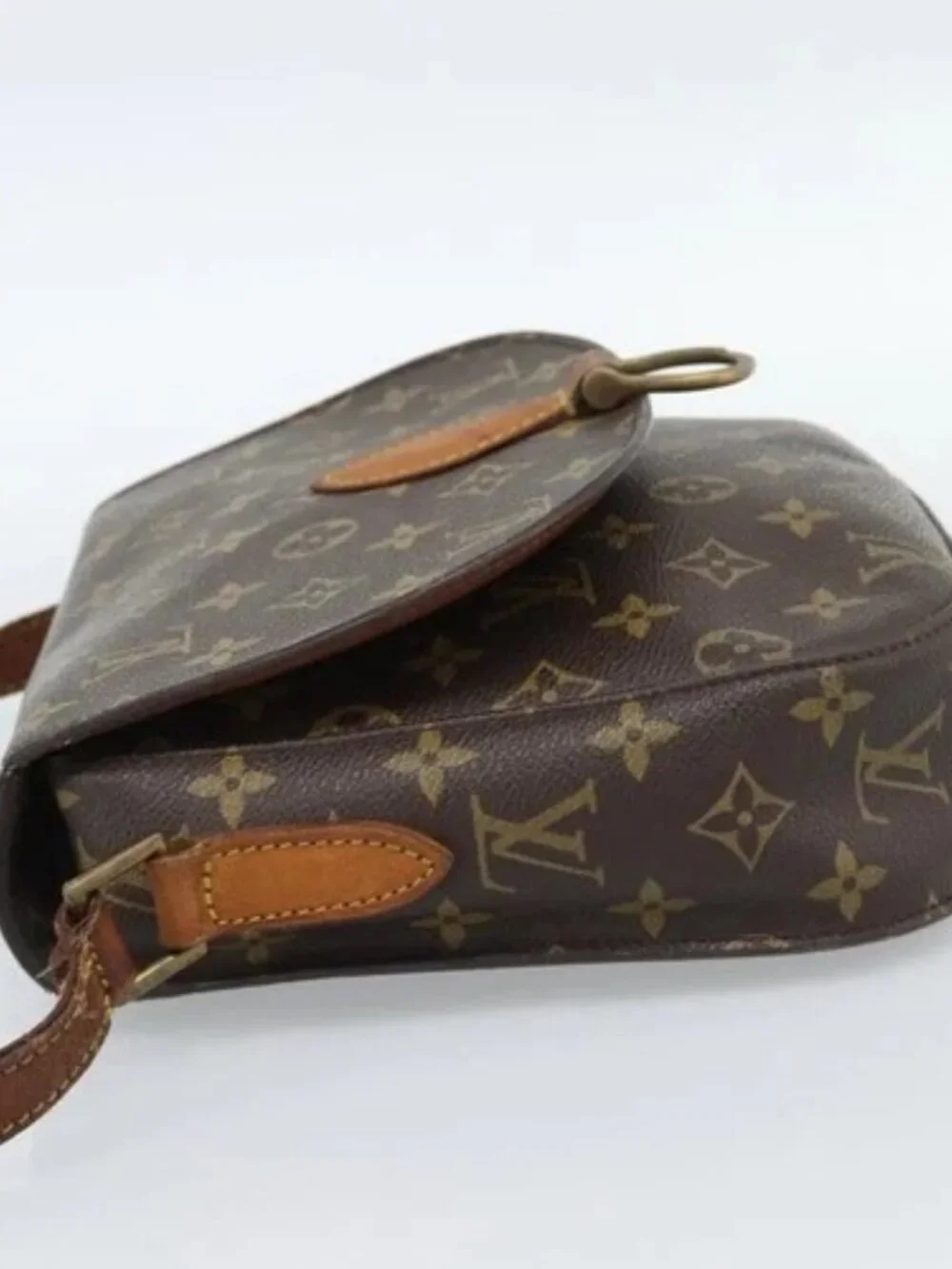 LOUIS VUITTON Monogram Saint Cloud GM Shoulder Bag M51242 LV Auth 165485